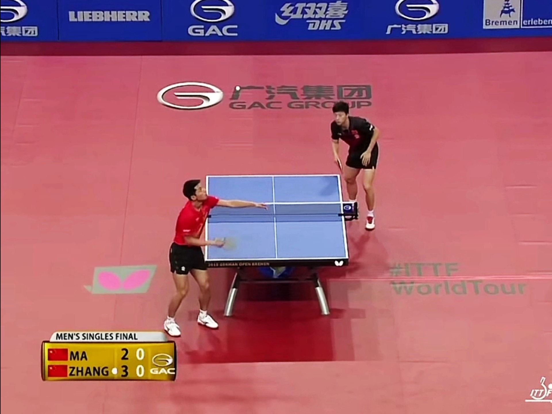 关于德国乒乓球队强势法国乒乓球队，马龙爆发神勇的信息