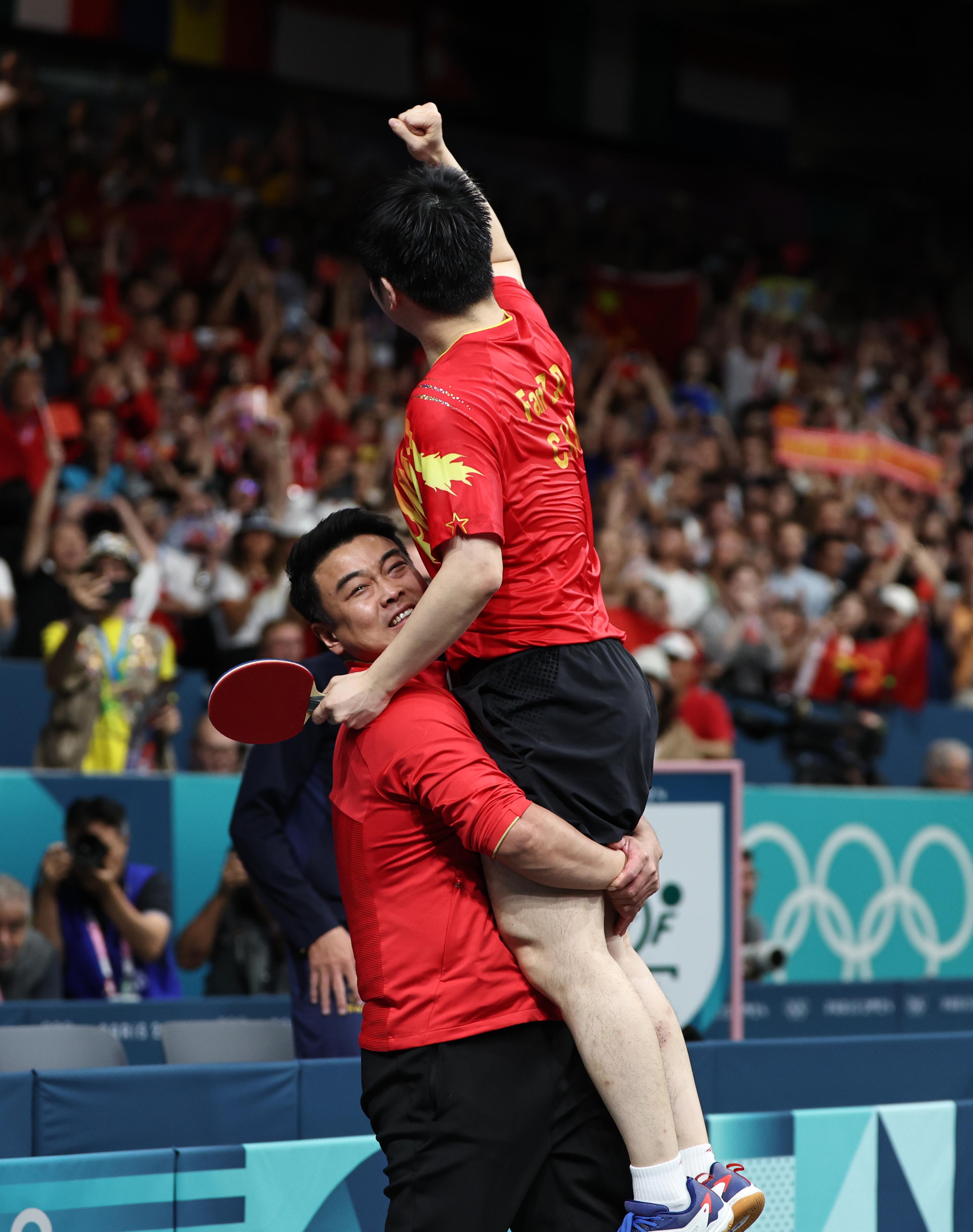 法国乒乓球队翻盘中国乒乓球队，张继科关键制胜的简单介绍